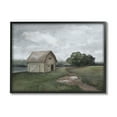 thumbnail image 1 of Stupell Industries Cloudy Barn Side Landscape Darkened Meadow Black Framed, 16 x 20, Design by Ziwei Li, 1 of 8
