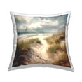 thumbnail image 1 of Stupell Industries Cloudy Beach Shore Path Decorative Printed Throw Pillow, 18 x 18, 1 of 8
