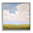 thumbnail image 1 of Stupell Industries Cloudy Countryside Bay Inlet Stream Painting Gray Framed Art Print Wall Art, Design by Catherine Andersen, 1 of 7