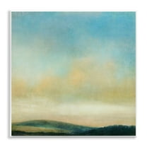 Stupell Industries Cloudy Countryside Fields Landscape & Nature Painting Unframed Art Print Wall Art, 12 x 12