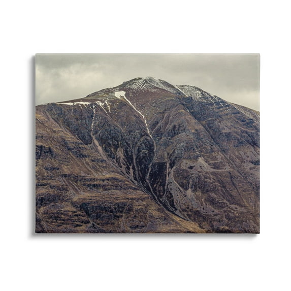 Stupell Industries Cloudy Mountain Peak Slope Photograph Gallery Wrapped Canvas Print Wall Art, Design by Lil' Rue