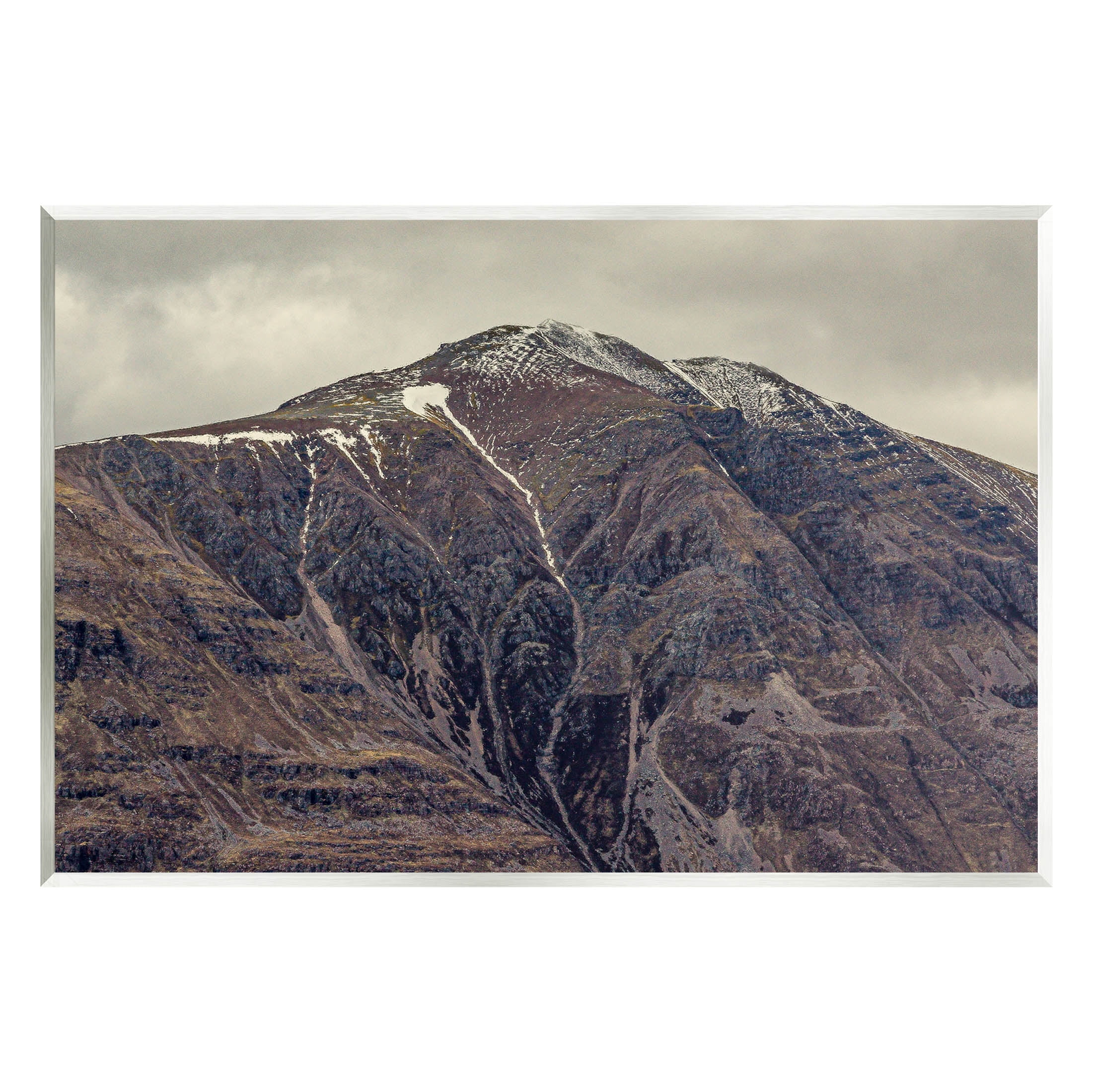 Stupell Industries Cloudy Mountain Peak Slope Photograph Unframed Art Print Wall Art, Design by Lil' Rue