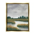 thumbnail image 1 of Stupell Industries Cloudy Rural Marsh Landscape Painting Metallic Gold Floating Framed Canvas Print Wall Art, Design by Tim OToole, 1 of 6