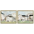 thumbnail image 1 of Stupell Industries Cluster of Houses View Buildings & Architecture Painting Gold Floater Framed Canvas Art Print Wall Art, 31 x 25, Set of 2, 1 of 10