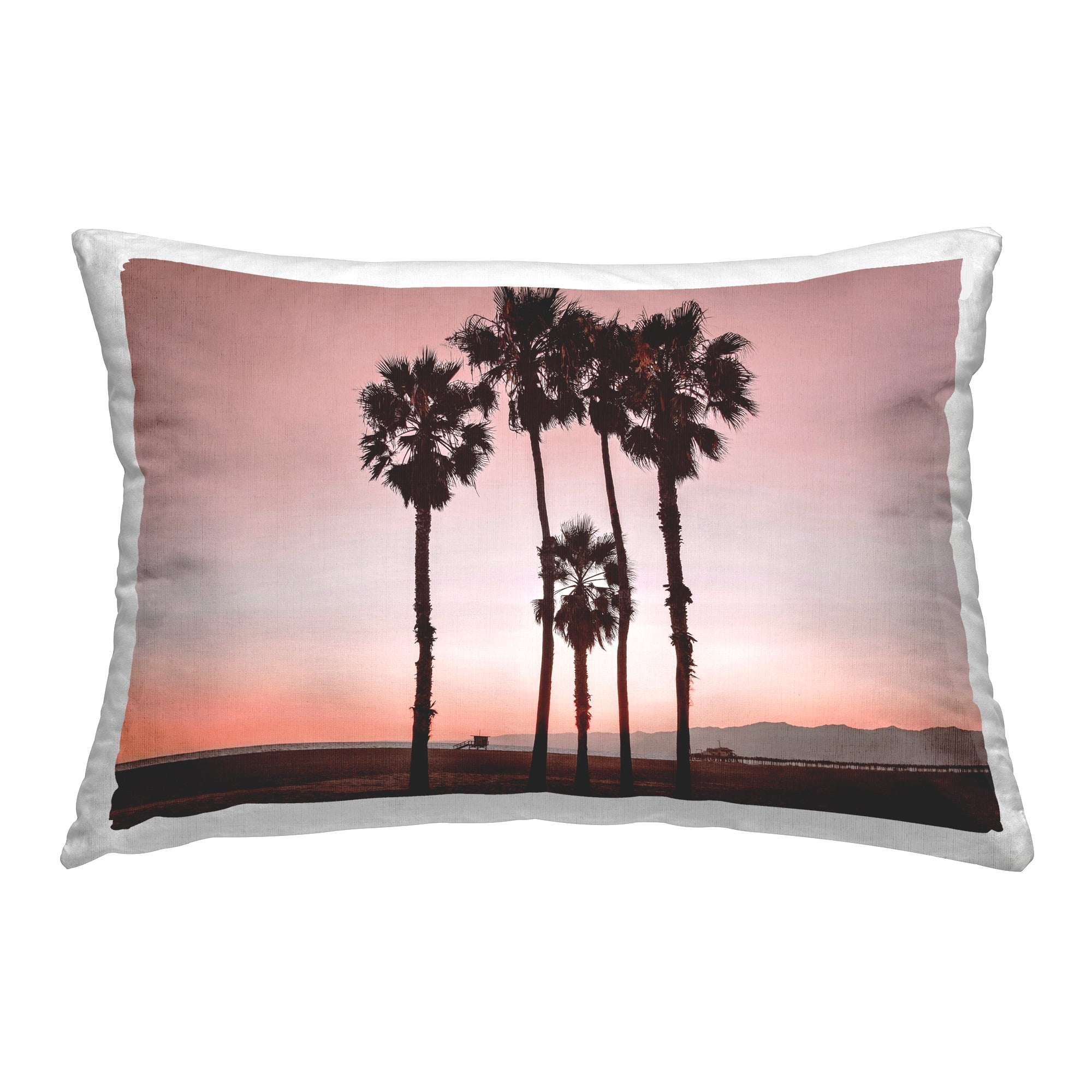 Stupell Industries Cluster of Palm Trees Decorative Printed Throw Pillow Design by Natalie Carpentieri.