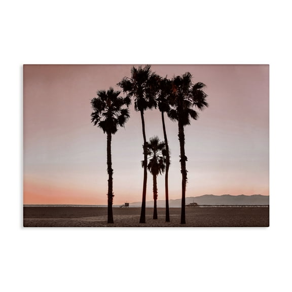 Stupell Industries Cluster of Palm Trees Nautical & Beach Photography Wrapped Canvas Art Print Wall Art, 24 x 16