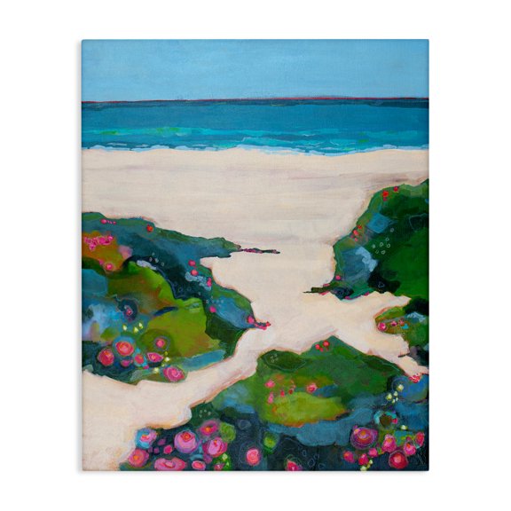 Stupell Industries Coast Is Clear Landscape Canvas Wall Art design by Dorothy Holmes Mohler, 48 x 36