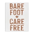 thumbnail image 1 of Stupell Industries Coastal Barefoot Carefree Summer Sentiment Canvas Art, 30 x 40, by Lettered and Lined, 1 of 8
