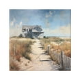 thumbnail image 1 of Stupell Industries Coastal Beach House Landscape Painting Gallery Wrapped Canvas Art Print Wall Art, 36 x 36, 1 of 8