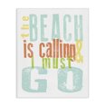thumbnail image 1 of Stupell Industries Coastal Beach Is Calling I Must Go Phrase Canvas Art, 36 x 48, by Alli Rogosich, 1 of 7