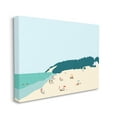 thumbnail image 1 of Stupell Industries Coastal Beach Landscape Summer Umbrella Sunbathers Canvas Wall Art, 36 x 48, Design by Victoria Kukla, 1 of 6