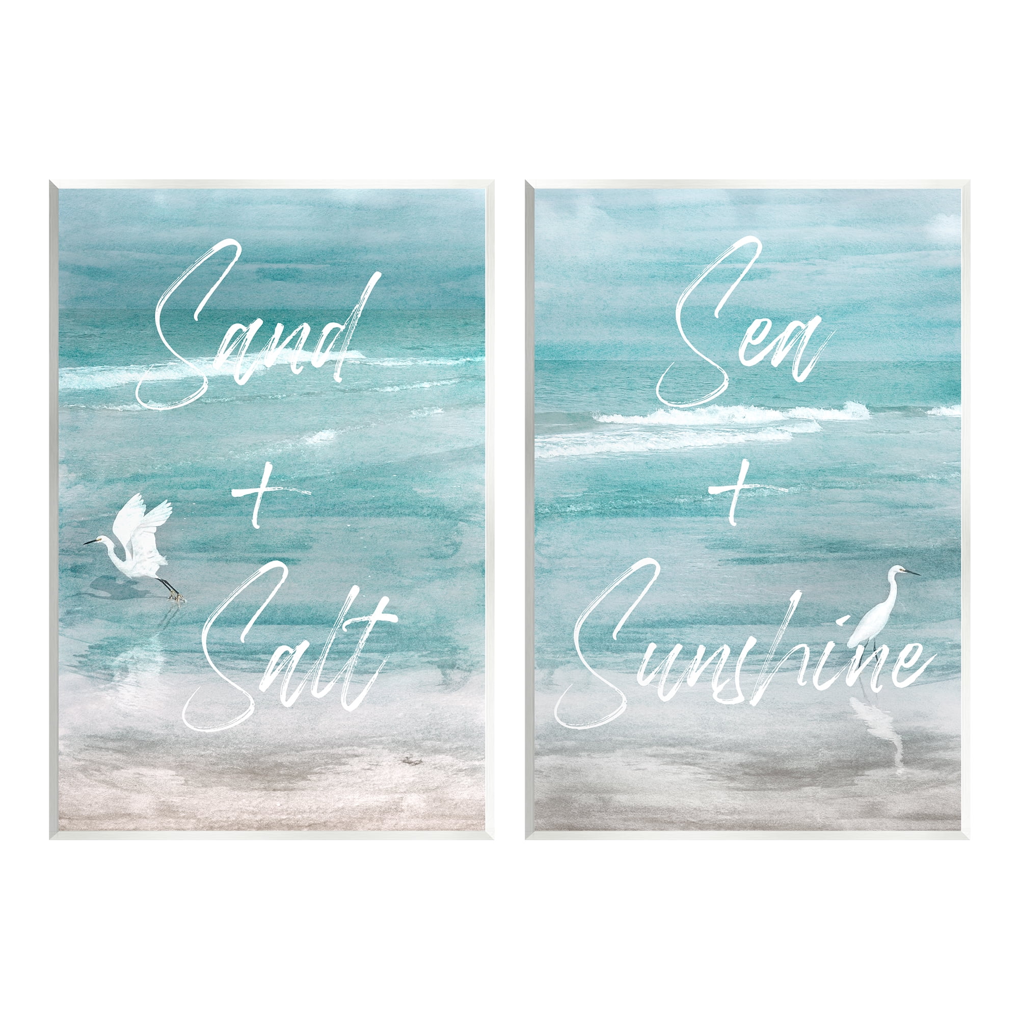 Stupell Industries Coastal Beach Phrases Animals & Insects Painting Unframed Art Print Wall Art, 13 x 19