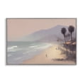 thumbnail image 1 of Stupell Industries Coastal Beachside Cabins View Gray Framed Giclee Art, 30 x 20, by Noah Bay, 1 of 8