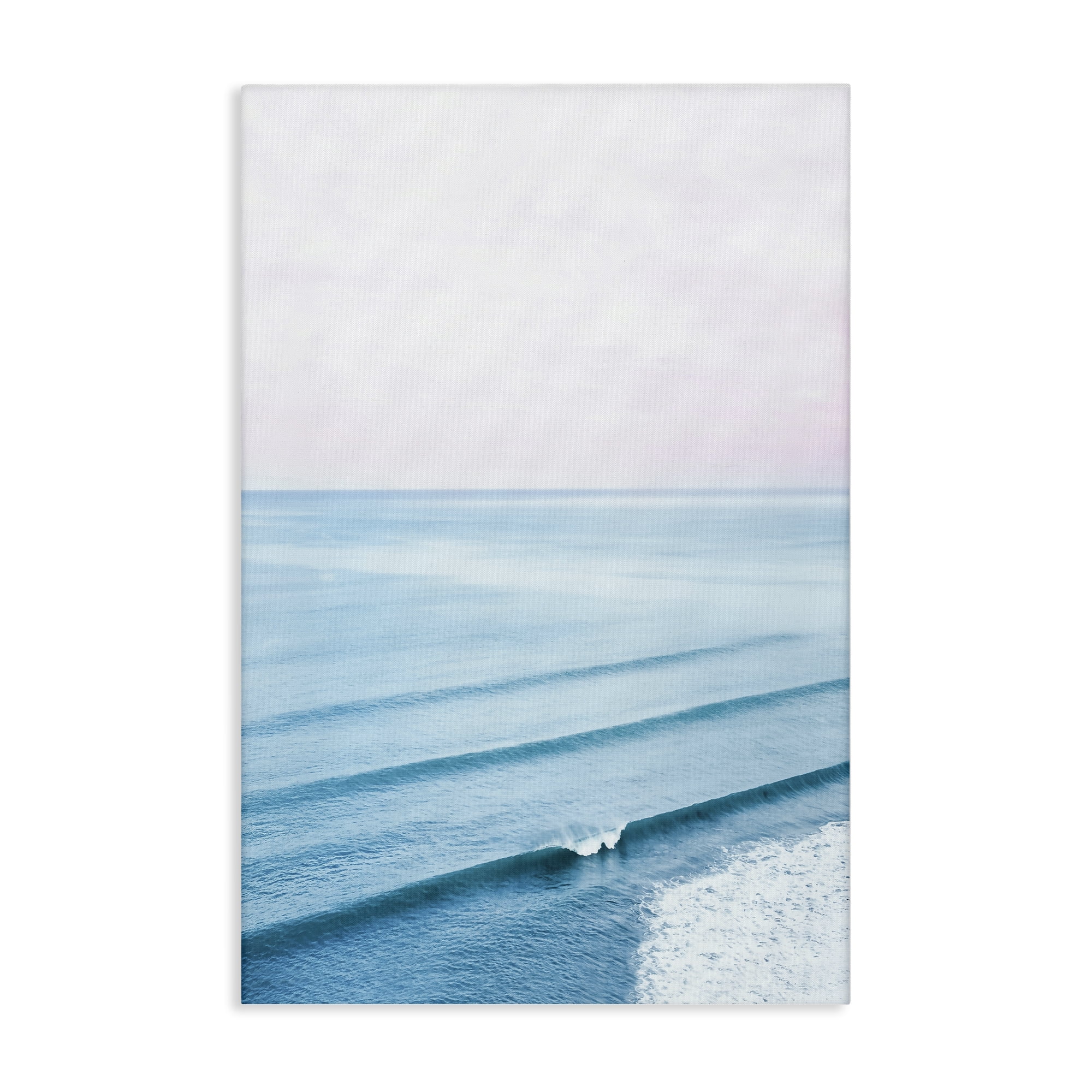 Stupell Industries Coastal Breaking Wave Nautical & Beach Photography Wrapped Canvas Art Print Wall Art, 16 x 24