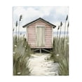 thumbnail image 1 of Stupell Industries Coastal Coastal Calm Pink Beach Hut Canvas Art, 16 x 20, by Riley B, 1 of 8