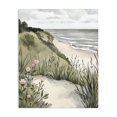 thumbnail image 1 of Stupell Industries Tropical Coastal Calm on Sandy Dunes Canvas Art, 30 x 40, by Riley B, 1 of 8