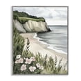 thumbnail image 1 of Stupell Industries Tropical Coastal Calm with Floral Blooms Gray Framed Giclee Art, 24 x 30, by Riley B, 1 of 8