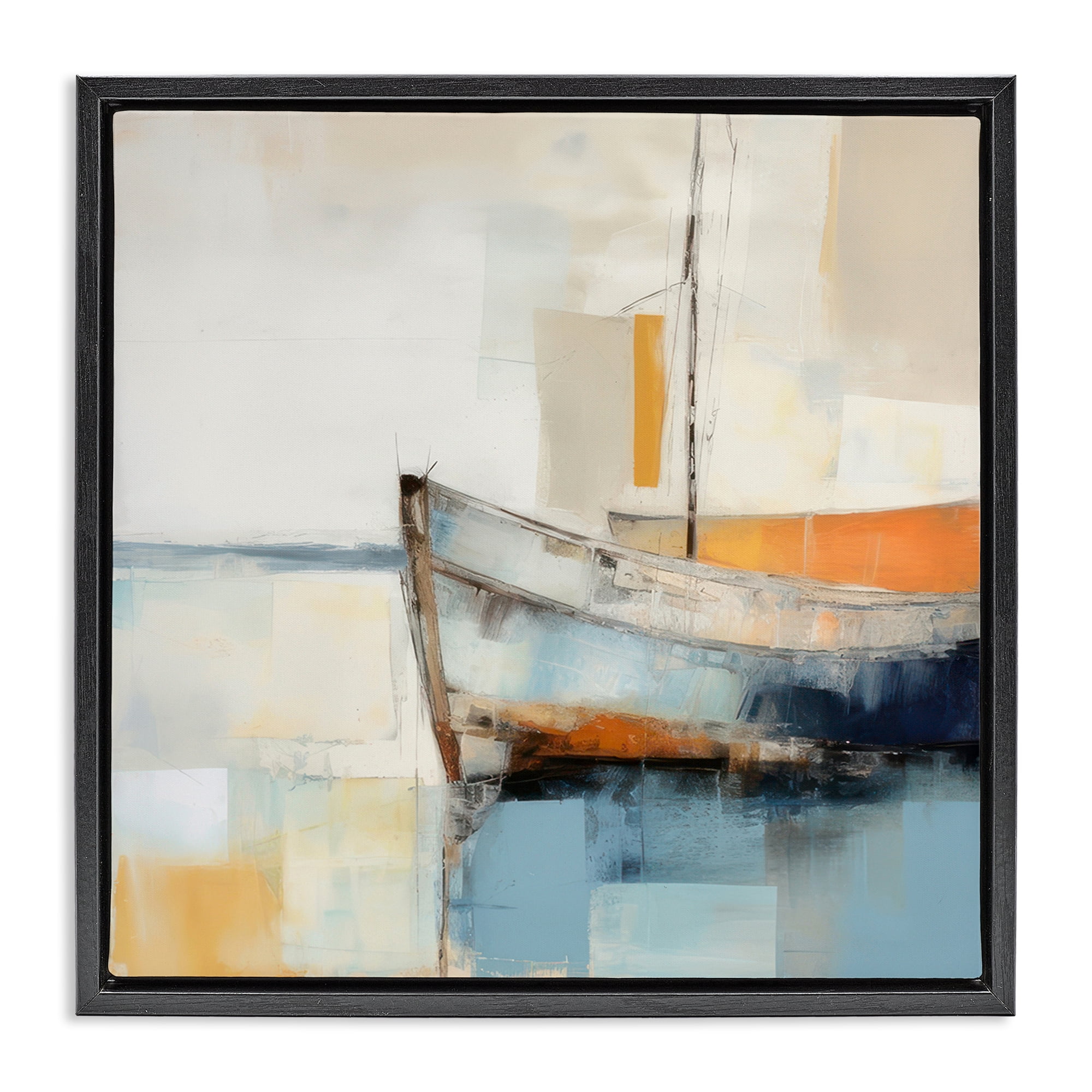 Stupell Industries Coastal Charm Expedition Nautical & Beach Painting ...
