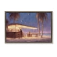 thumbnail image 1 of Stupell Industries Coastal Evening Beach Bar Brown Floating Frame Canvas Art, 25 x 17, by Noah Bay, 1 of 8