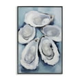thumbnail image 1 of Stupell Industries Coastal Five Oyster Shells Black Framed Giclee Art, 12 x 18, by Petals Prints Design, 1 of 8