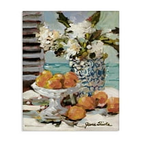 Stupell Industries Coastal Fruits Still Life Food & Beverage Painting Gallery Wrapped Canvas Art Print Wall Art, 16 x 20