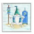 thumbnail image 1 of Stupell Industries Coastal Gnome Beach Life Relaxing Graphic Art White Framed Art Print Wall Art, Design by Paul Brent, 1 of 7