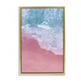 thumbnail image 1 of Stupell Industries Coastal Gold Floating Frame Canvas Art, 17 x 25, by Nataly White, 1 of 8