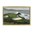 thumbnail image 1 of Stupell Industries Coastal Golf Course Landscape Painting Gold Floater Framed Art Print Wall Art, 31 x 21, 1 of 10