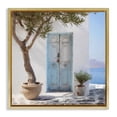 thumbnail image 1 of Stupell Industries Traditional Coastal Greek Door Gold Floating Frame Canvas Art, 25 x 25, by Riley B, 1 of 8