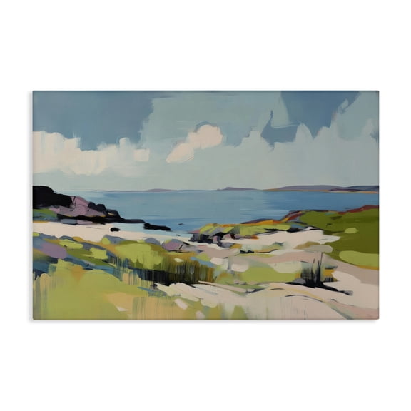 Stupell Industries Coastal Coastal Green Breeze Canvas Art, 30 x 20, by Elara Yasna
