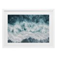 thumbnail image 1 of Stupell Industries Coastal Hazy Waters White Framed Print Under Glass design by Lazar Studio, 14 x 20, 1 of 10