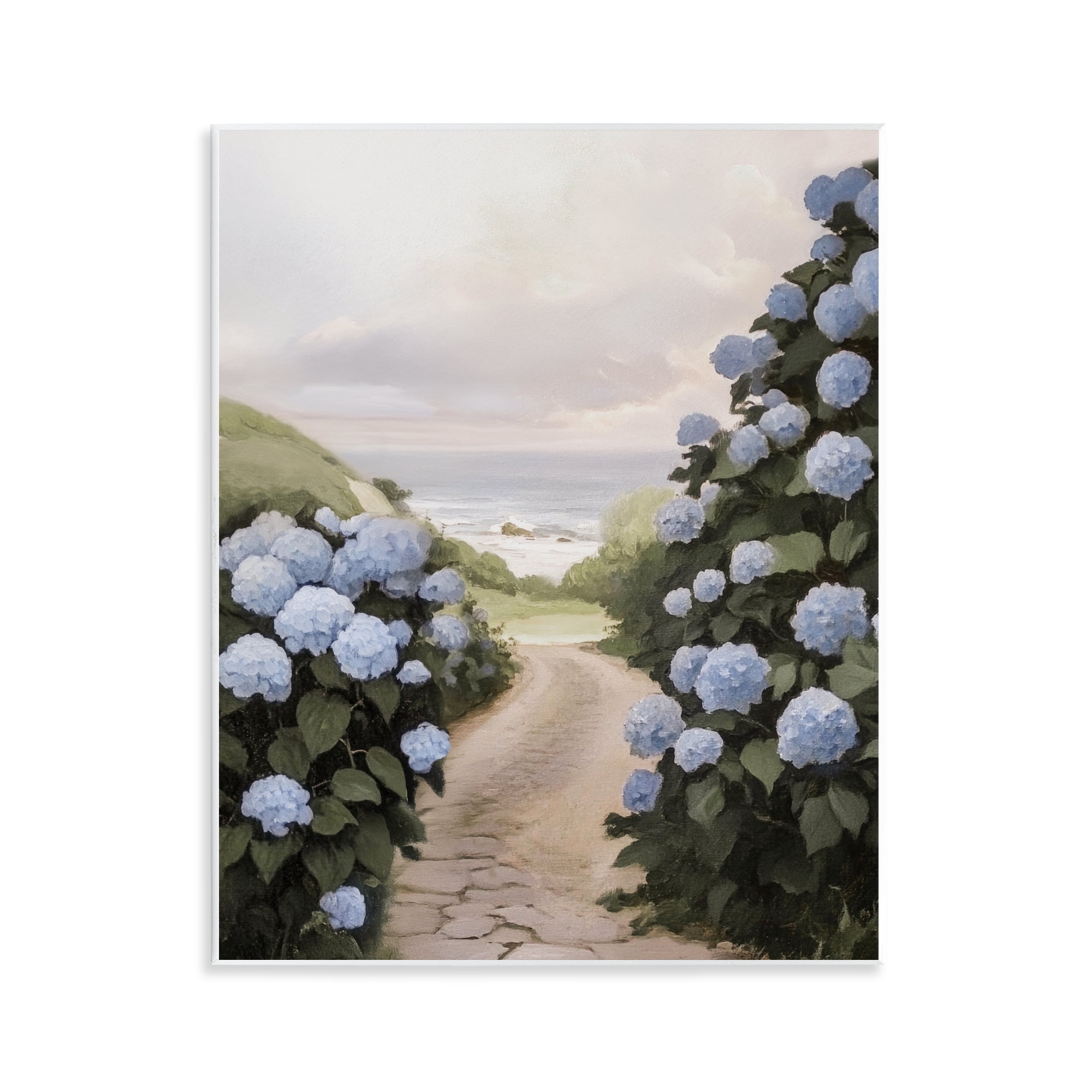 Stupell Industries Coastal Hydrangea Pathway Wall Plaque Art, design by Sisi and Seb