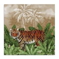 thumbnail image 1 of Stupell Industries Coastal Jungle Life Tiger Canvas Art, 24 x 24, by Paul Brent, 1 of 8