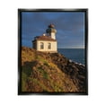 thumbnail image 1 of Stupell Industries Coastal Lighthouse Photography Landscape Photography Black Floater Framed Canvas Art Print Wall Art, 25 x 31, 1 of 10