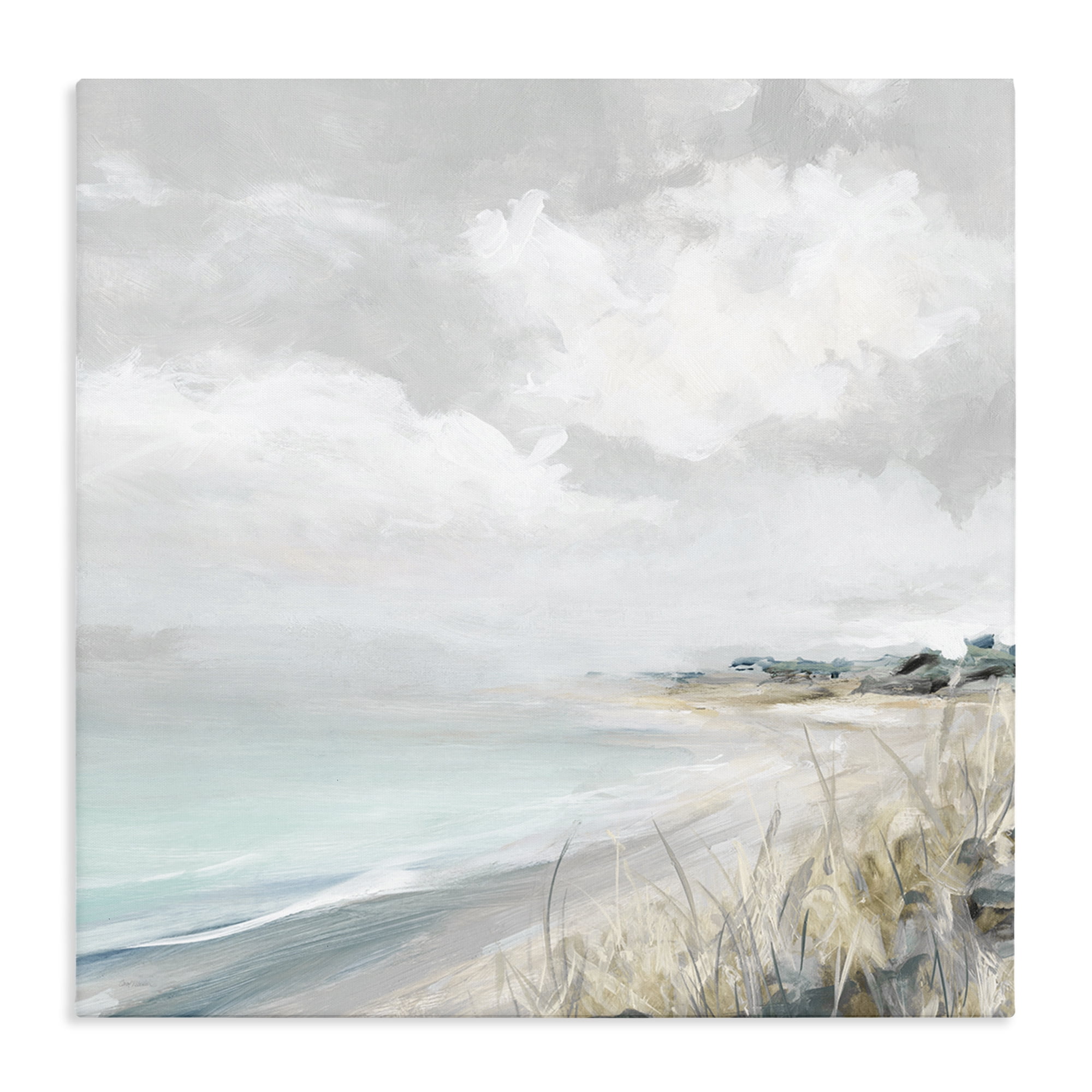 Stupell Industries Coastal Morning By The Dunes Canvas Wall Art, design by Carol Robinson