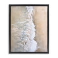 thumbnail image 1 of Stupell Industries Coastal Neutral Coast Wave Crash Black Floating Frame Canvas Art, 17 x 21, by Petals Prints Design, 1 of 8