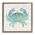 thumbnail image 1 of Stupell Industries Coastal Ombre Crab Impression Brown Floating Frame Canvas Art, 25 x 25, by Susan Arnot, 1 of 7