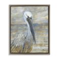 Stupell Industries Coastal Pelican Bird Abstract Portrait Animals