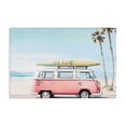 thumbnail image 1 of Stupell Industries Coastal Pink Bus on Tropical Shores Canvas Art, 36 x 24, by Arlington Prints, 1 of 8