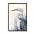 thumbnail image 1 of Stupell Industries Coastal Quiet Heron View Brown Floating Frame Canvas Art, 21 x 31, by Petals Prints Design, 1 of 8