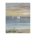 thumbnail image 1 of Stupell Industries Coastal Sailboats At Twilight Canvas Wall Art, design by Sally Swatland, 1 of 8
