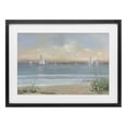 thumbnail image 1 of Stupell Industries Transitional Coastal Sailing At Dawn Black Framed Print Under Glass, 23 x 17, by Sally Swatland, 1 of 8