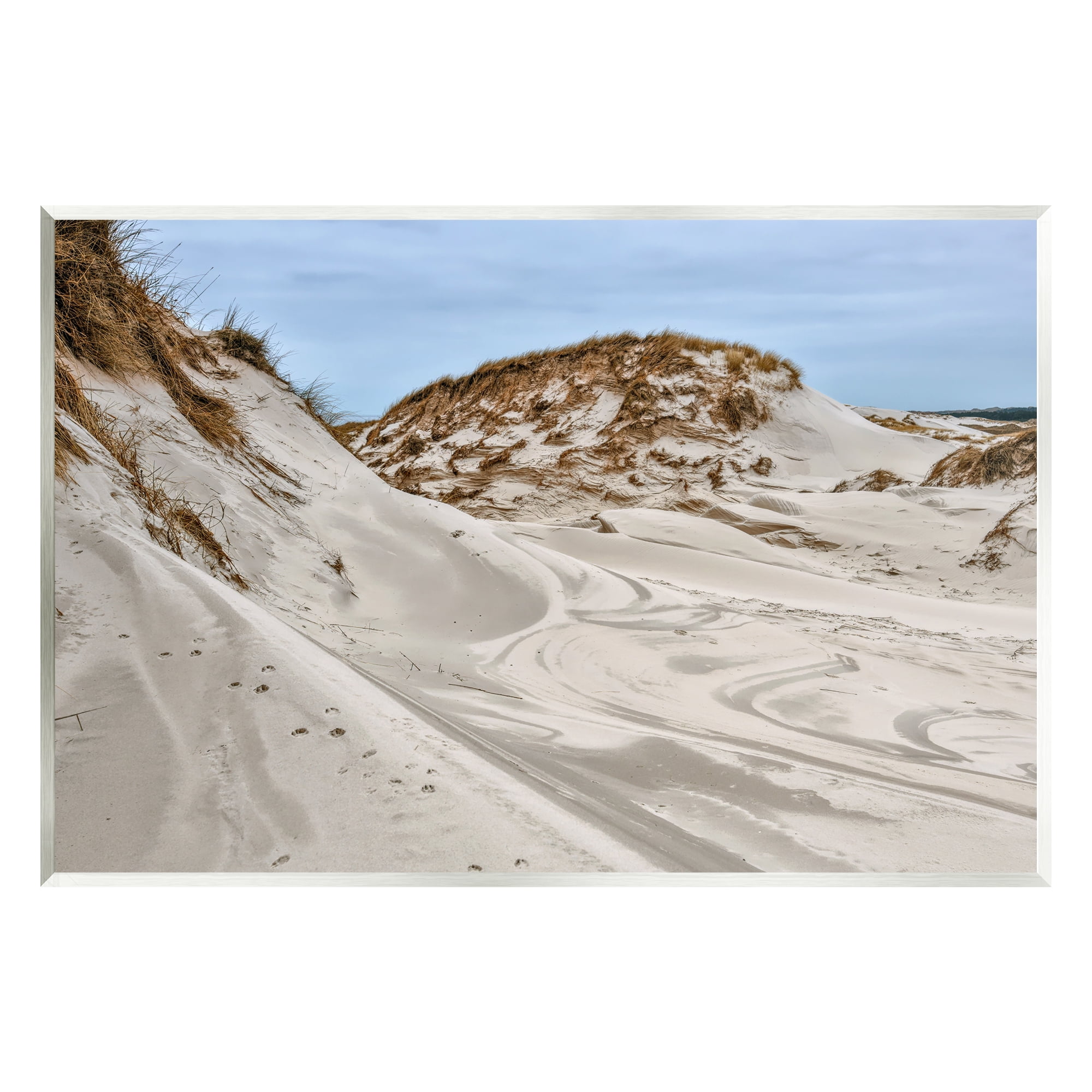 Stupell Industries Coastal Sand Dunes Photography Nature Photography Unframed Art Print Wall Art, 19 x 13