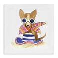 thumbnail image 1 of Stupell Industries Coastal Sandy Dog on Beach Canvas Art, 17 x 17, by Geoff Allen, 1 of 8