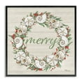 thumbnail image 1 of Stupell Industries Coastal Shells & Festive Holly Black Framed Giclee Art, 12 x 12, by Paul Brent, 1 of 7