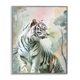 thumbnail image 1 of Stupell Industries Coastal Soft Gazing Tiger Gray Framed Giclee Art, 16 x 20, by Kim Allen, 1 of 7