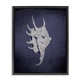 thumbnail image 1 of Stupell Industries Coastal Spider Conch on Indigo Black Floating Frame Canvas Art, 17 x 21, by Graffitee Studios, 1 of 8