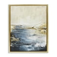 thumbnail image 1 of Stupell Industries Coastal Splashing Sea Spray Gold Floating Frame Canvas Art, 25 x 31, by Design Fabrikken, 1 of 8