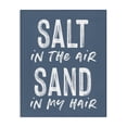 thumbnail image 1 of Stupell Industries Coastal Summer Sentiment Salt Sand In Hair Canvas Art, 36 x 48, by Lettered and Lined, 1 of 8
