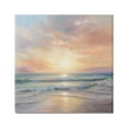 thumbnail image 1 of Stupell Industries Coastal Sunset Reflection Nature Painting Gallery Wrapped Canvas Print Wall Art, 24 x 24, 1 of 8